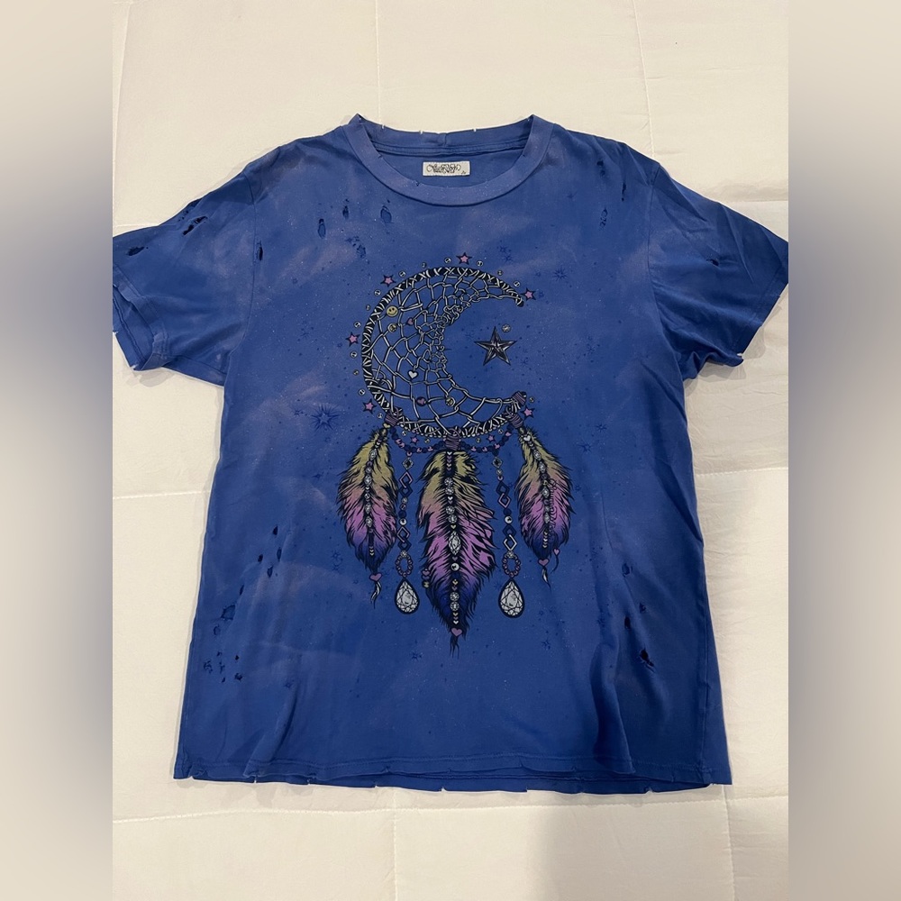 Lauren Moshi Distressed Tee